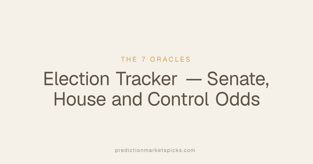 Election Tracker — Senate, House and Control Odds — Embeddable Widget