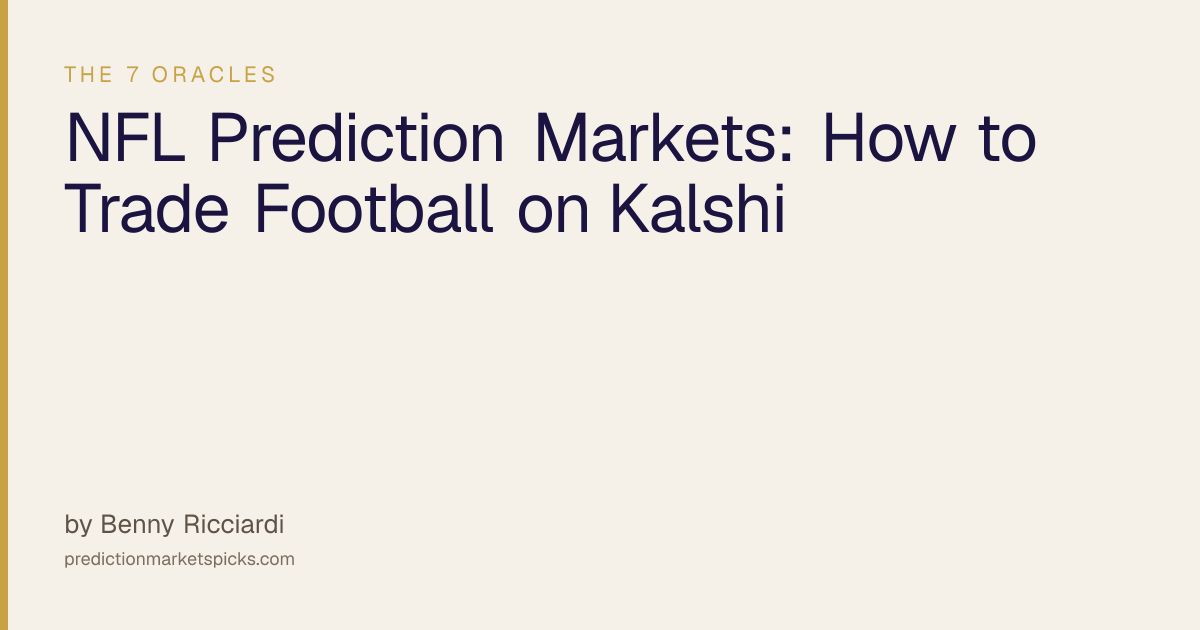 NFL Prediction Markets: How to Trade Football on Kalshi