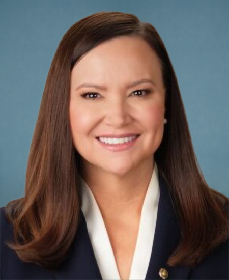 Official portrait of Ashley Moody, Republican appointed incumbent in the Florida 2026 U.S. Senate race.
