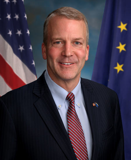 Official portrait of Dan Sullivan, Republican incumbent in the Alaska 2026 U.S. Senate race.