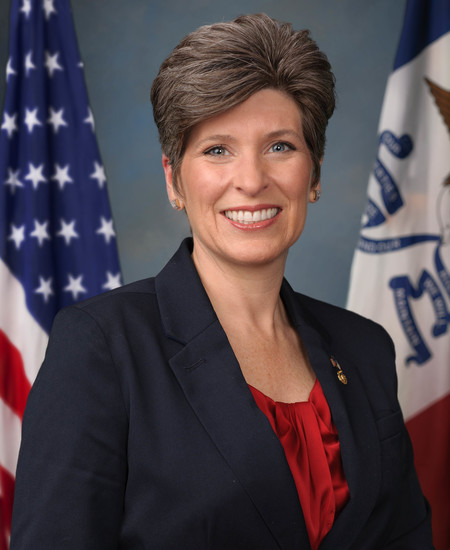 Official portrait of Joni Ernst, Republican outgoing senator in the Iowa 2026 U.S. Senate race.