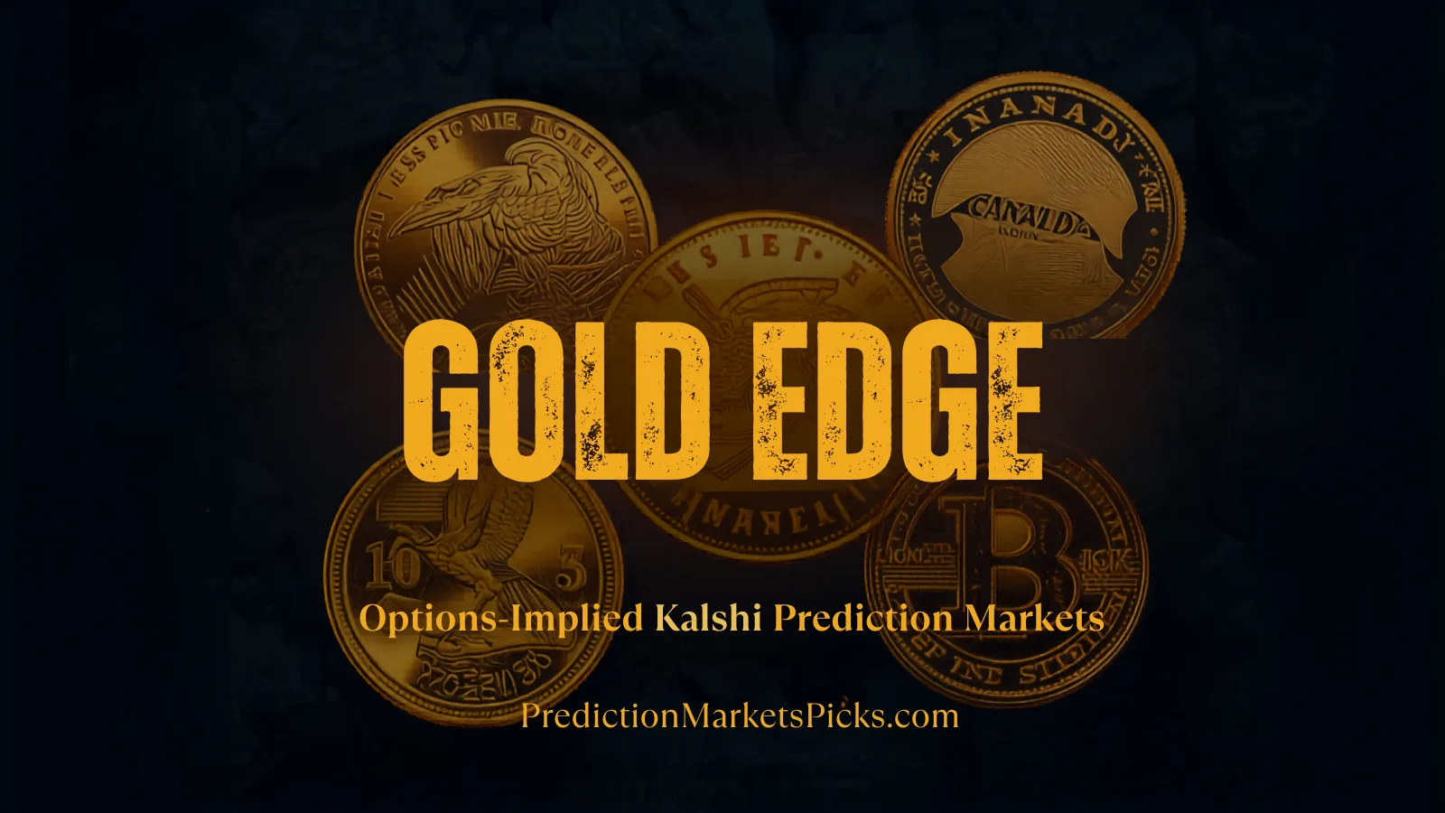 Gold bullion coins on a dark brokerage floor — Gold Edge cover image for May 6 2026